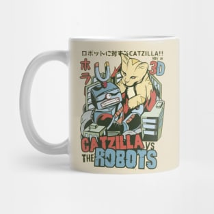 Catzilla Vs Robots Mug